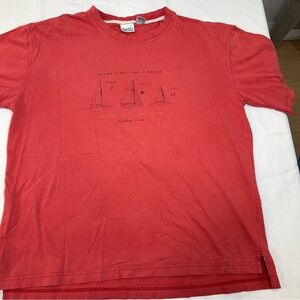 100 % Cotton Jockey Red Unisex Olympic Sailing Classes Shirt